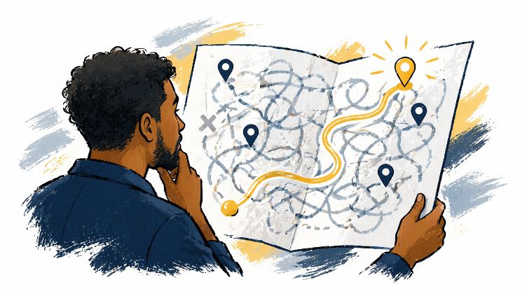 Lost in the map's maze