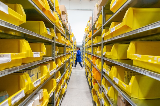 Yellow Plastic Crates
