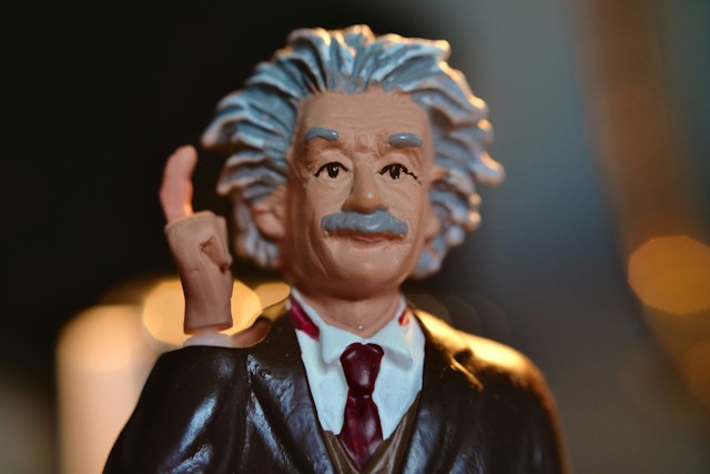 Einstein Clay Figure