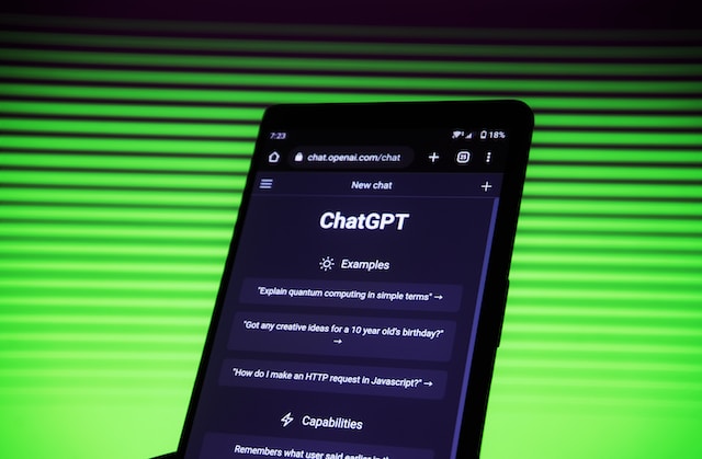 ChatGPT Content Creation - Mobile Phone