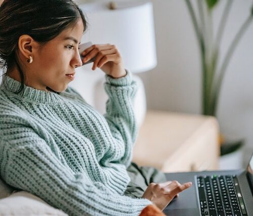 Buyer's Journey Content - Woman Shopping Online