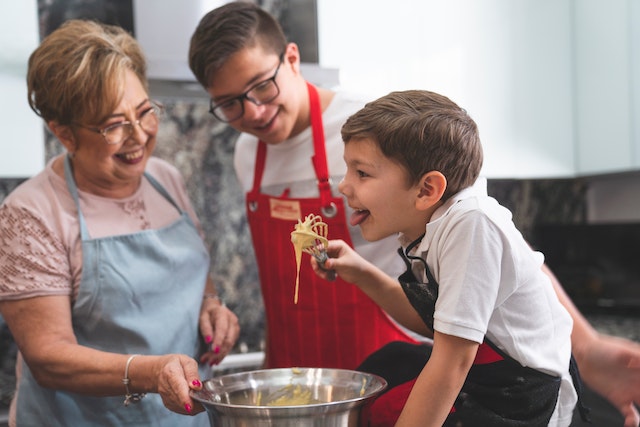 Grandmother Baking