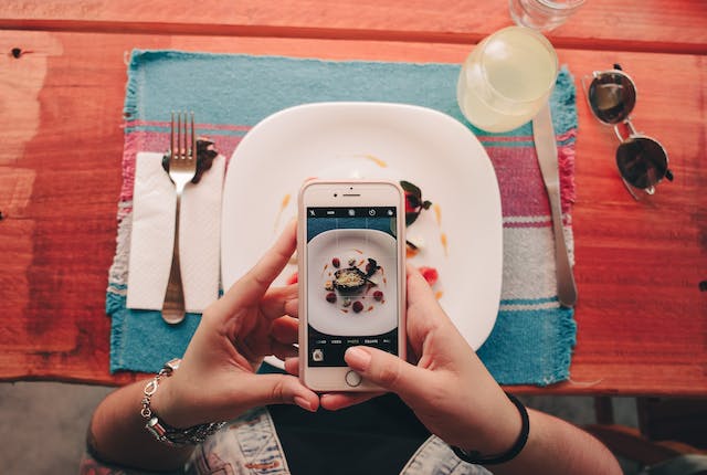 Person Taking iPhone Picture