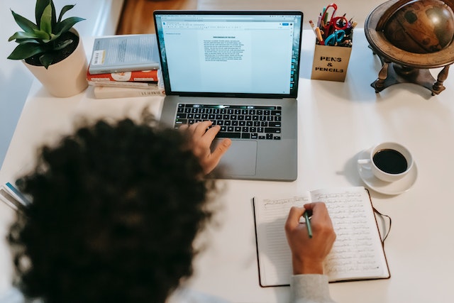 Writing an eBook on Computer
