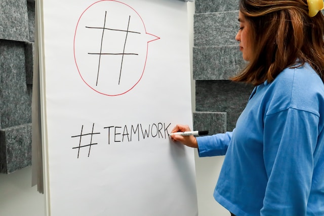 Teamwork Hashtag