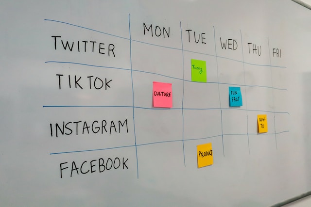 Social Media Content Calendar